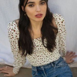 Reformation Pinto Top in Marion